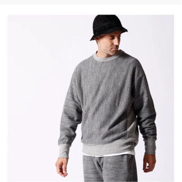 ★SALE★BARNS バーンズ 90‘s 吊り編み スウェット M チャコールグレー トレーナー M