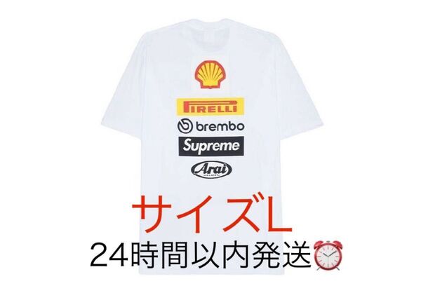 (新品未使用)Supreme x Ducati Logos Tee "White" サイズL シュプリーム ドゥカティ Tシャツ