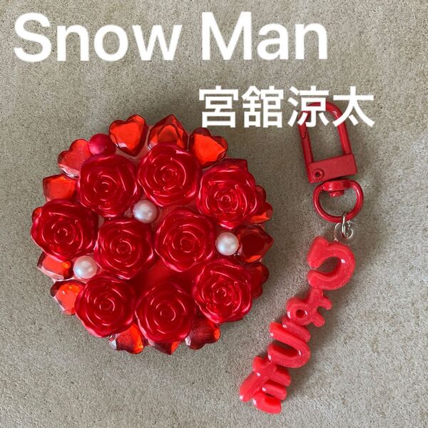 SnowMan ペンライト風缶バッジ Snow World 宮舘涼太