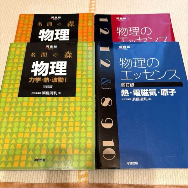 物理基礎参考書4冊セット 物理のエッセンス 力学 熱 名門の森物理