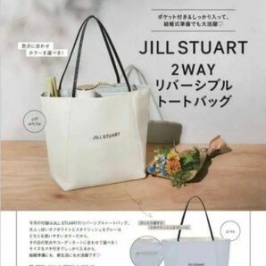 【JILL STUART(ジルスチュアート)2WAYリバーシブルトートバッグ】ゼクシィ2024年2月号付録