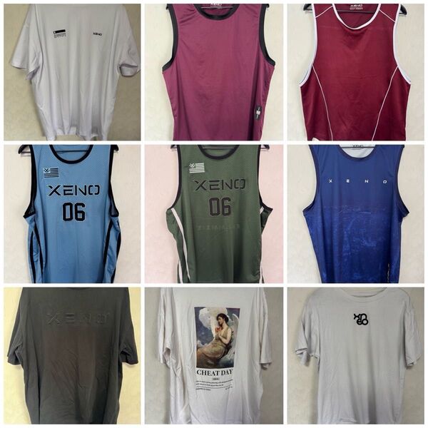 xeno ゼノ 10枚セット Tシャツ タンクトップ ノースリーブ 長袖 XL XXL 新品も