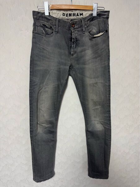 デンハム DENHAM ジーンズ RAZOR レイザー W29L32 グレー
