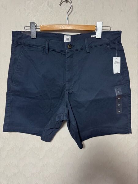 GAP ギャップ 7short ショートパンツ 新品 W32 ネイビー