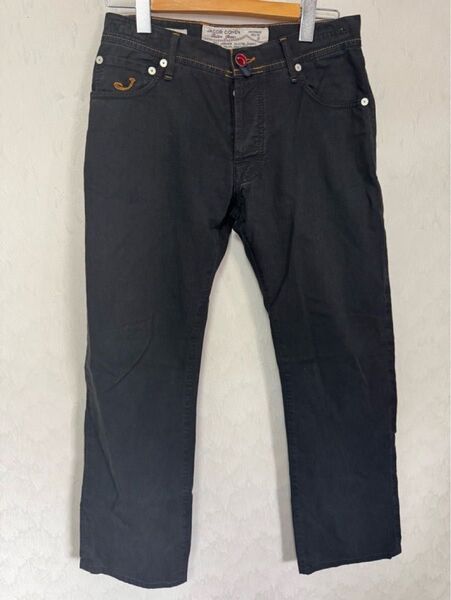 ヤコブコーエン JACOB COHN ジーンズ デニムパンツ J620 ブラック 黒 W31