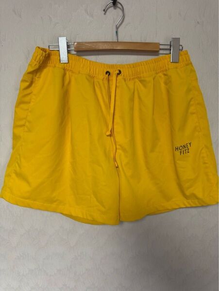 HONEY FITZ ハニーフィッツ ショートパンツ サーフ パンツ イエロー XLサイズ 美品