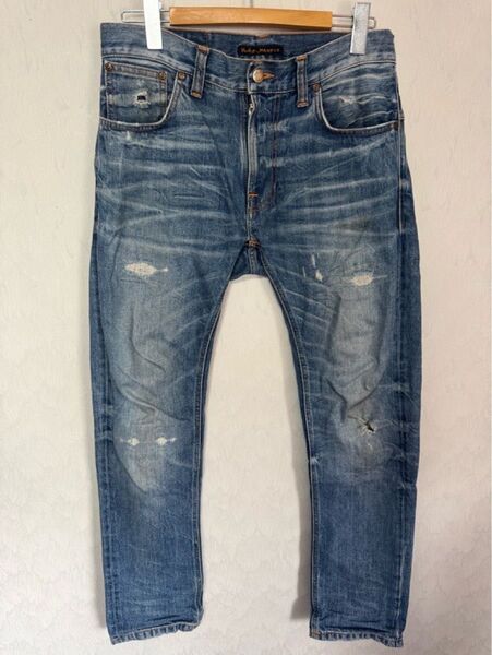 ヌーディージーンズ THINFINN シンフィン W32L30 REPAIRED VINTAGE Nudie Jeans デニム