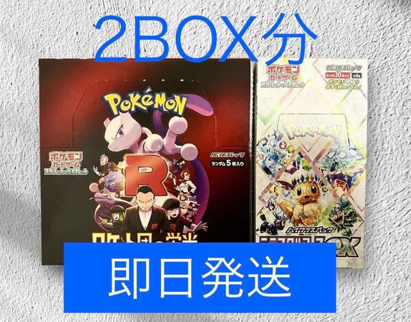 【即日発送】テラスタルフェスex ロケット団の栄光 各1BOX分 40パック