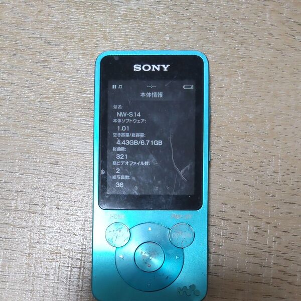 ソニー ウォークマン Sシリーズ NW-S14 WALKMAN