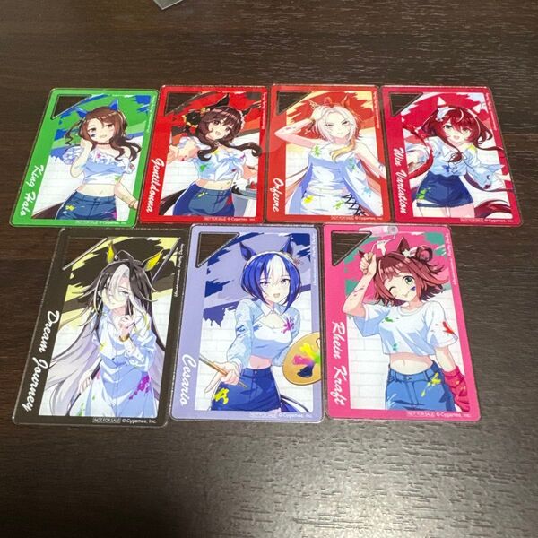 ウマ娘 ナムコ ミニアクリルプレート ペインタースタイル 全7種