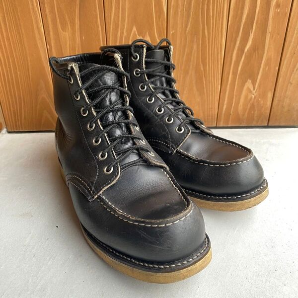 RED WINGアイリッシュセッター ブーツ US8E ブラック レッドウィング