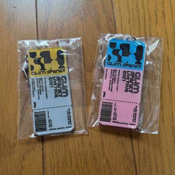 【新品未開封】GLIM SPANKY アクリルキーホルダー 名古屋&長野