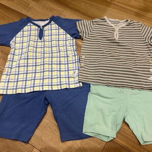ユニクロ パジャマ 半袖パジャマ おまけ付き size80 90 セット 上下セット ルームウェア