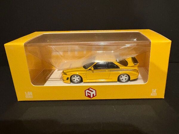 価格相談可 FOCAL HORIZON 1/64【日産スカイライン R33 GT-R NISMO 400R】イエロー
