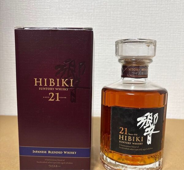 サントリー ウイスキー 響21年 350ml 箱付き 未開封 SUNTORY WHISKY HIBIKI ジャパニーズウイスキー