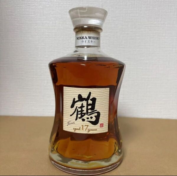 美品 ニッカウイスキー 鶴17年 未開封 NIKKA whisky スリムボトル 古酒