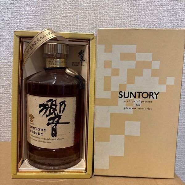 サントリー ウイスキー 響 裏ゴールドラベル 旧ボトル 古酒 SUNTORY WHISKY HIBIKI 箱付き (2)