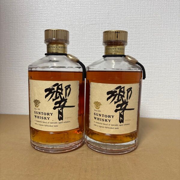 サントリー ウイスキー 響 裏ゴールドラベル 旧ボトル 古酒 SUNTORY WHISKY HIBIKI 2点セット 未開封