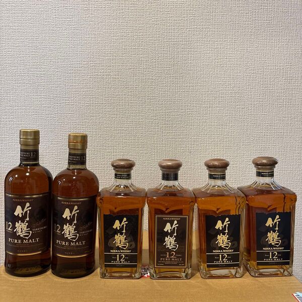 ニッカウイスキー 竹鶴12年 6点セット 未開栓 古酒 Nikka