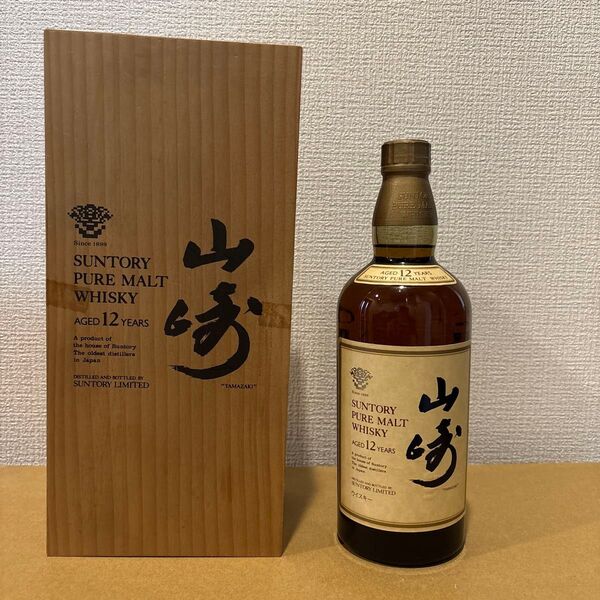 サントリー ピュアモルト ウイスキー 山崎12年 750ml SUNTORY PURE WHISKY 古酒 未開封