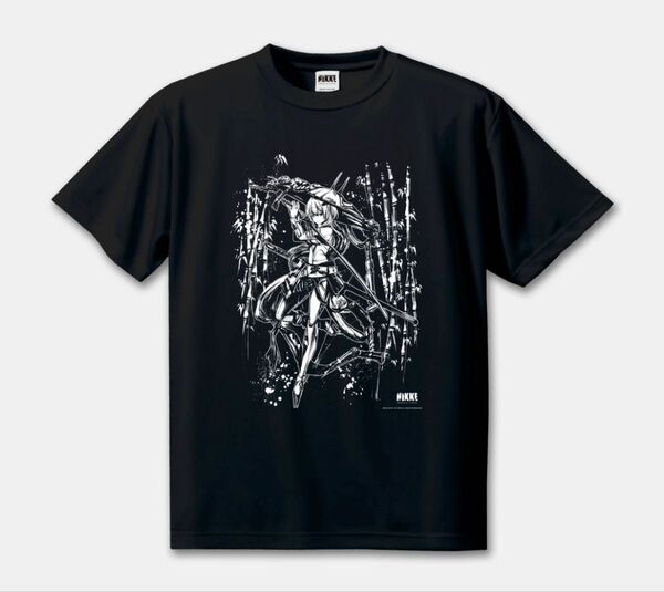 勝利の女神 nikke メガニケ 紅蓮 墨絵 tシャツ Lサイズ 新品未開封品 SHIBUYA TSUTAYA