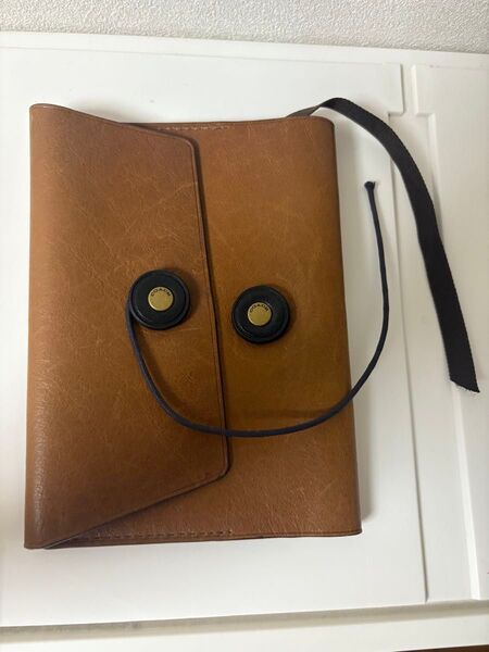 COACH レザー手帳カバー ブラウン