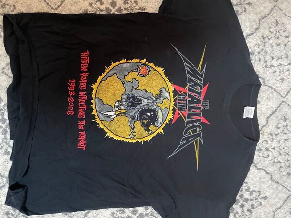 Tシャツ L 古着 ヴィンテージ USA THE 90s Tee ブラック metalica