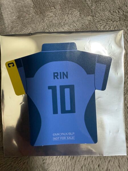 【糸師凛!】ブルーロック展 入場特典 糸師凛 ユニフォーム型ステッカー