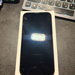 iPhone13mini128GBミッドナイト SIMロック解除eSIM設定済 箱ケーブル有