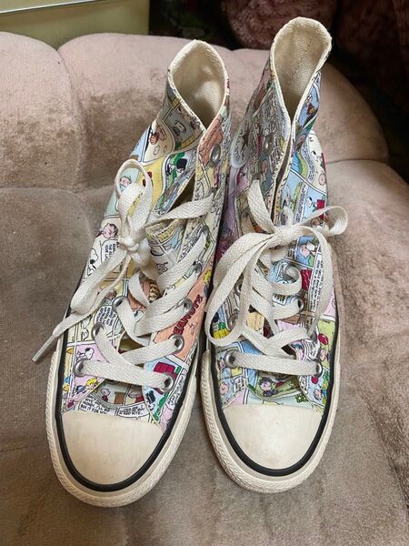 CONVERSE オールスター (R) ピーナッツ CP HI MULTI コンバース スヌーピー 22.5cm