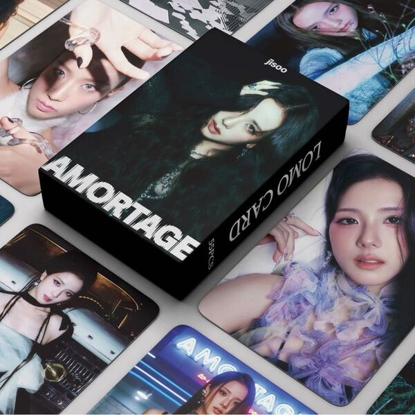 【ロモカード55枚】BLACKPINKトレカ JISOO ジス AMORTAGE