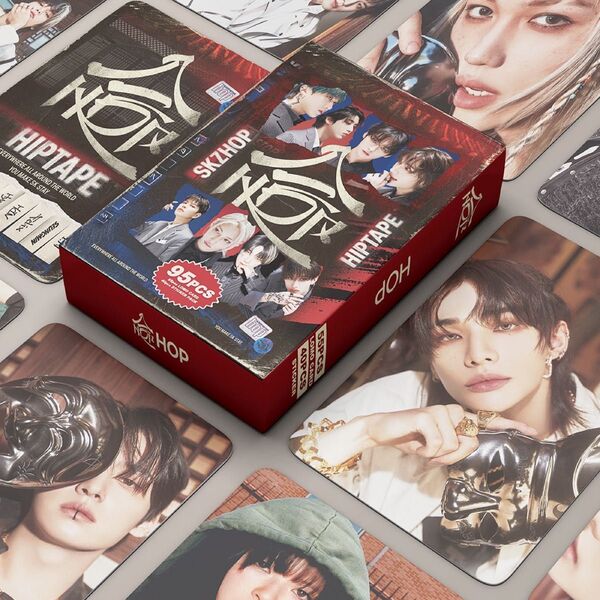 【ロモカード55枚+スティッカー40枚】STRAYKIDS ストレイキッズトレカ HOP