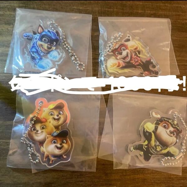 映画 パウパトロール ガチャガチャ クリアキーホルダー チェイス ラブル マーシャル