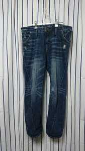  Lowrys Farm lowrysfarm jeans Denim size M solid sewing design beautiful legs jeans 