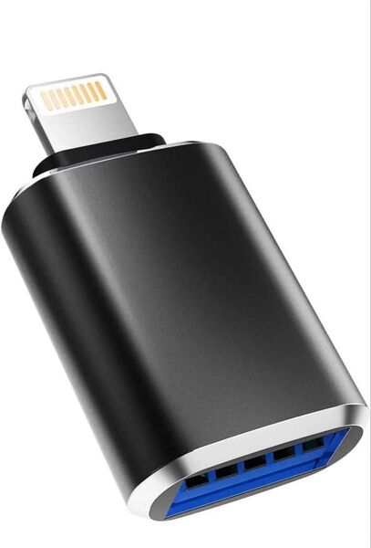 Lightning USB変換 OTGアダプタ iPhone ライトニング usb3.0 アダプター Apple カメラアダプタ