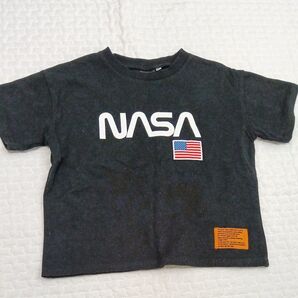 NASA Tシャツ キッズ 黒 110サイズ