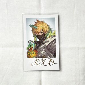 宇佐美リト デビュー チェキ サイン 箔押し にじさんじ