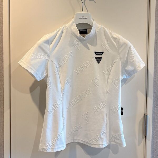 【 美品 MARK&LONA モックネック 】 マークアンドロナ 2024 CODE シャツ レディース40 マーク&ロナ 正規品