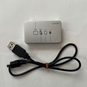 ELECOM メモリカードリーダー MR-A39HSV