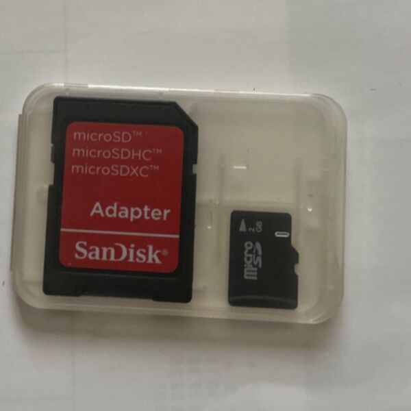 SanDisk SD変換アダプター と microSD2GBのセット