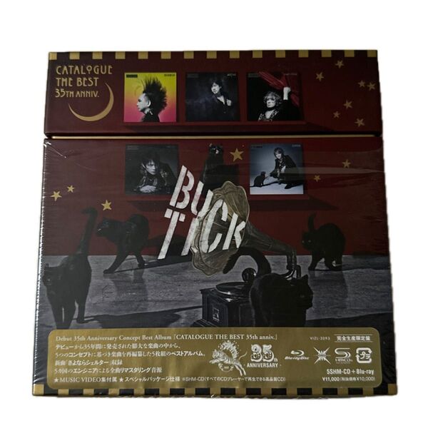 BUCK-TICK CATALOGUE THE BEST 35th anniv. 完全生産限定盤 5SHM-CD + BD 正規品
