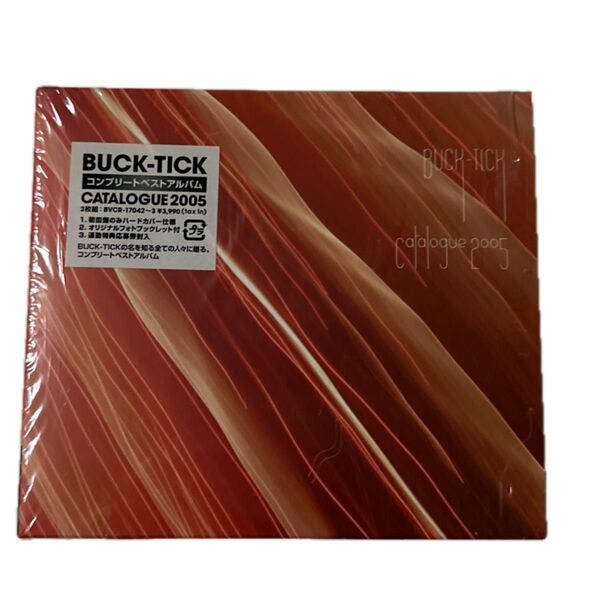 CATALOGUE 2005 2枚組 初回盤ハードカバー仕様 BUCK-TICK コンプリートベストアルバム