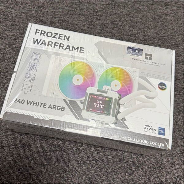 新品未開封 液晶付簡易水冷 Thermalright FW240 ARGB 白