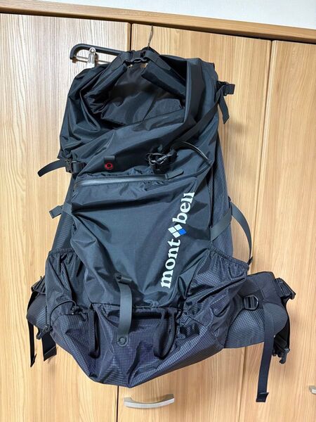 モンベル アルパインパック50 黒 美品 montbell alpinepack 登山 バックパック モンベル ザック アウトドア