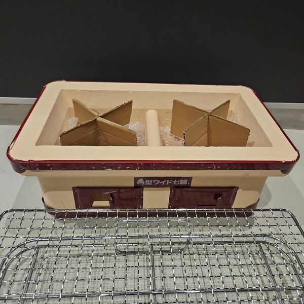 【新品】七輪 スタンド、網セット アウトドア BBQコンロ