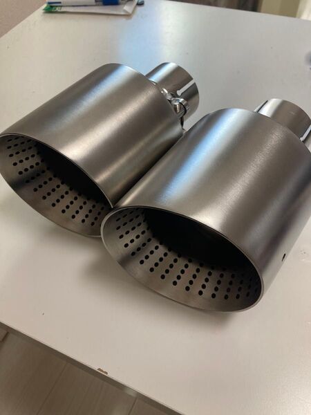 マフラーカッター IN54mm OUT114mm GR86 BRZ 2個セット