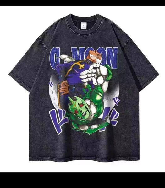 ジョジョの奇妙な冒険 ストーンオーシャン プッチ神父 JOJO Tシャツ L ブラック