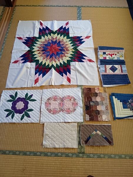 パッチワーク途中の作品 ハンドメイド