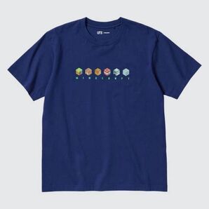 ユニクロUT マインクラフト Tシャツ Mサイズ ネイビー 美品