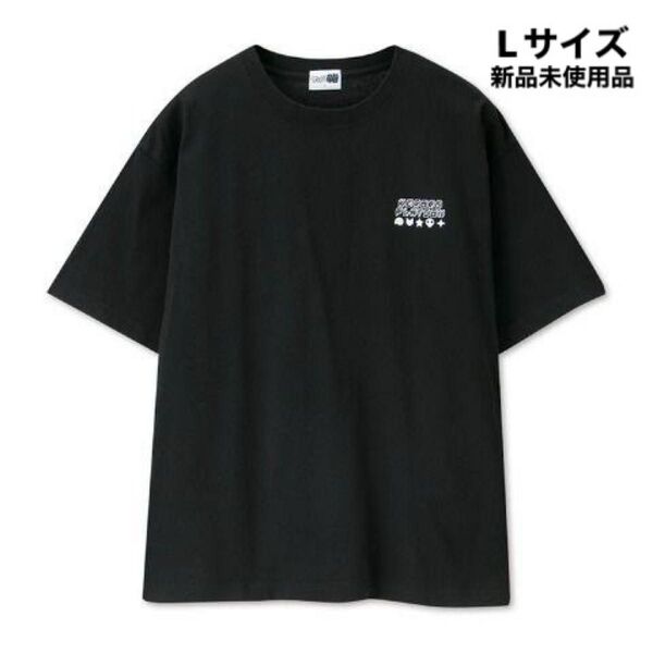 ケロロ軍曹 バックスタイルワッペン 半袖Tシャツ メンズLサイズ 黒 新品未使用品